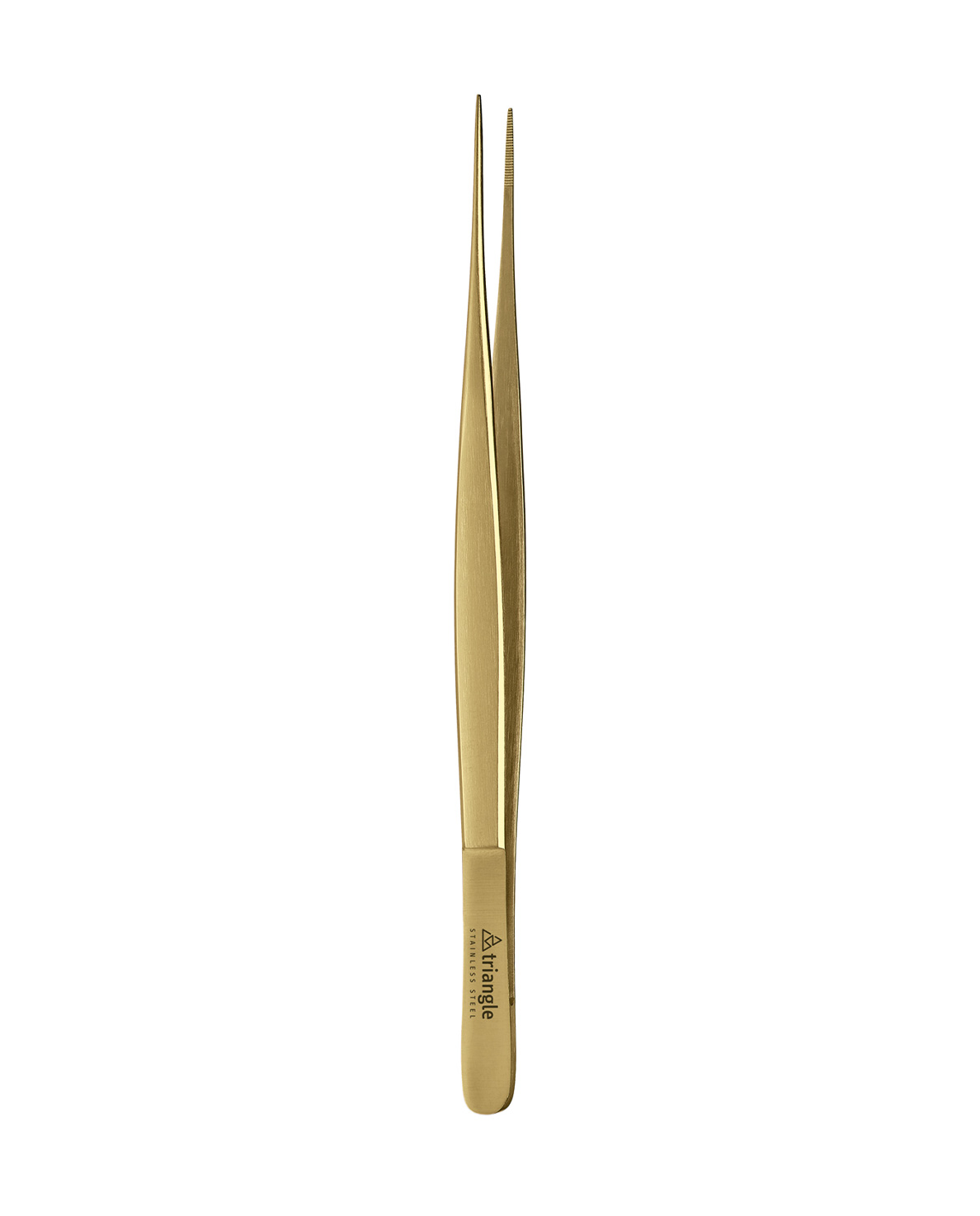 Präzisionspinzette gerade, 15 cm (gold)