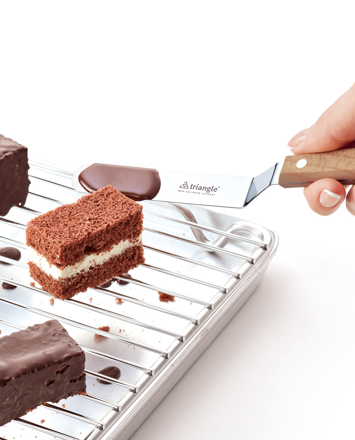 Confiseriepalette gewinkelt, Kirschbaum 9cm (ehem. 32 523 09 00)