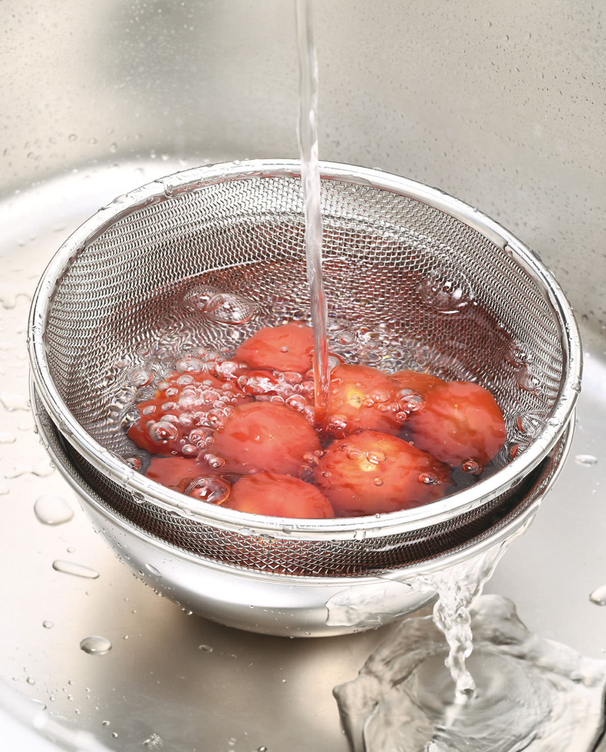 Sieb 19 cm mit verstärktem Boden, tiefe Ausführung