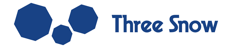 three snow_blue_on_white_centered