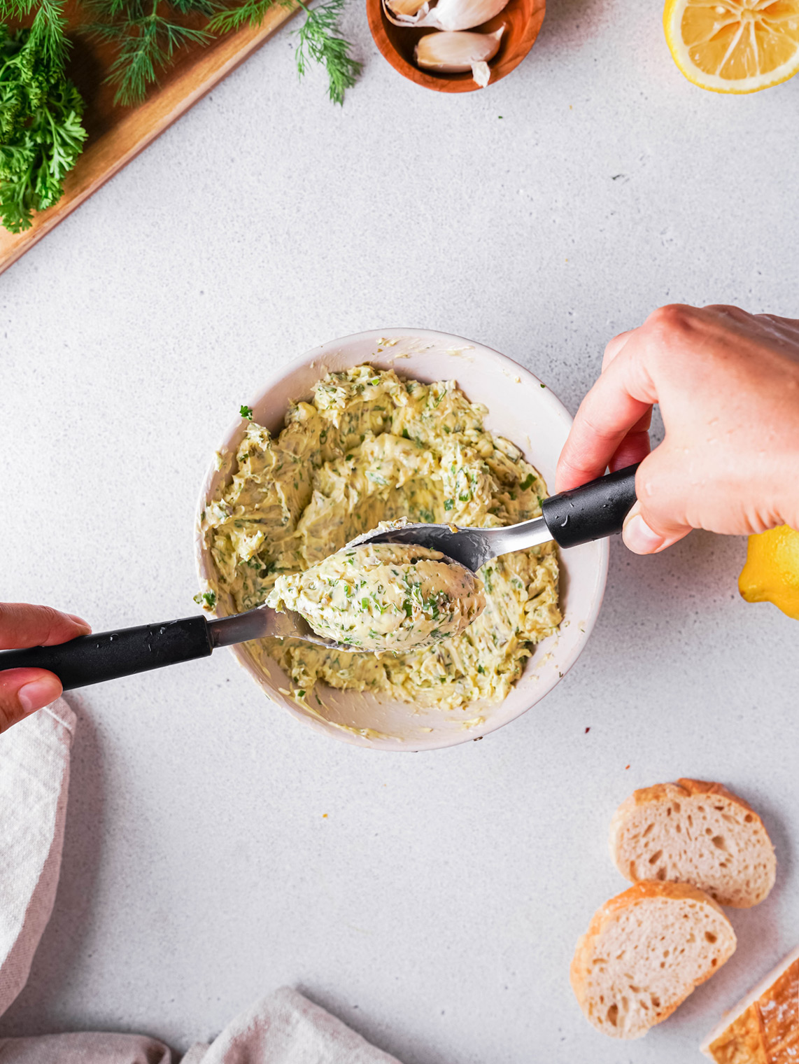 Quenelle Löffel, groß