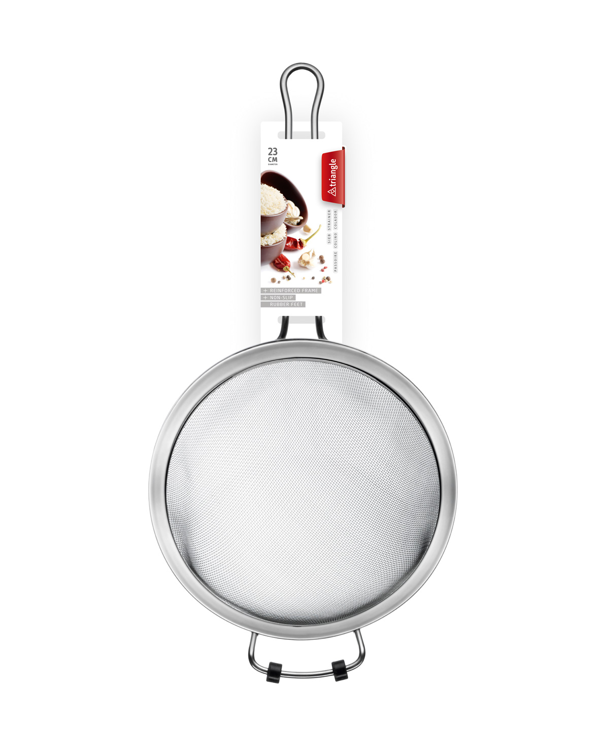 Sieb Ø 23 cm, grobmaschig, rund